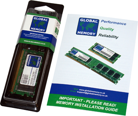 256MB DDR 400MHz PC3200 200-PIN SODIMM MEMORY RAM FOR LAPTOPS/NOTEBOOKS
